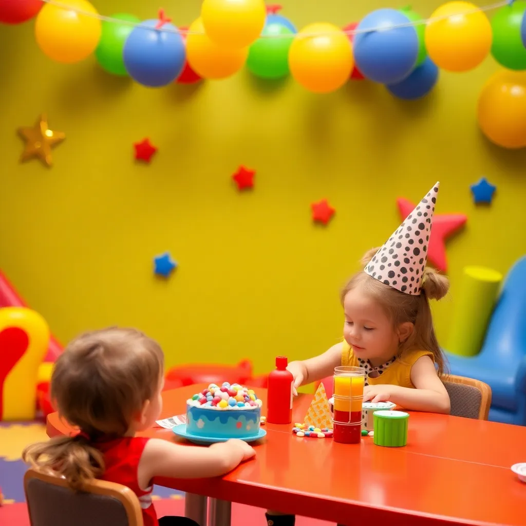Kids birthday party places Mega Play in Mishawaka
