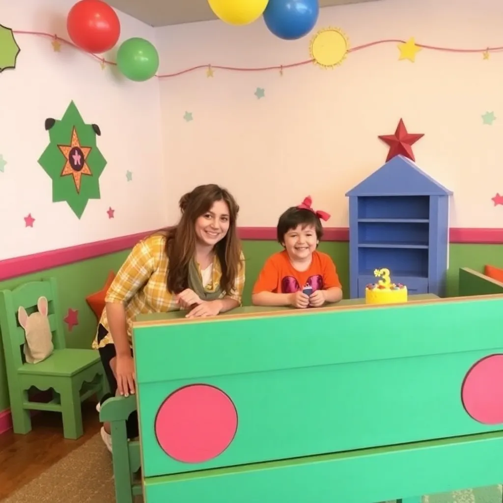 Kids birthday party places Mem's Playhouse in Dickson