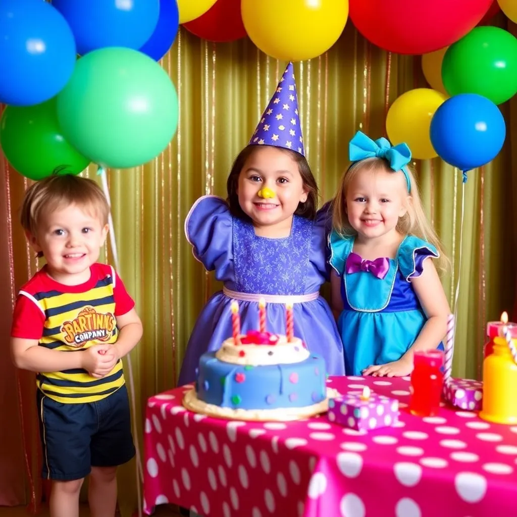 Kids birthday party places Michigan Character Company in Detroit