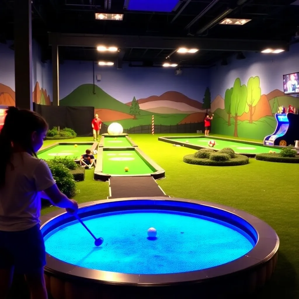 Kids birthday party places Midway Golf & Games in Columbia