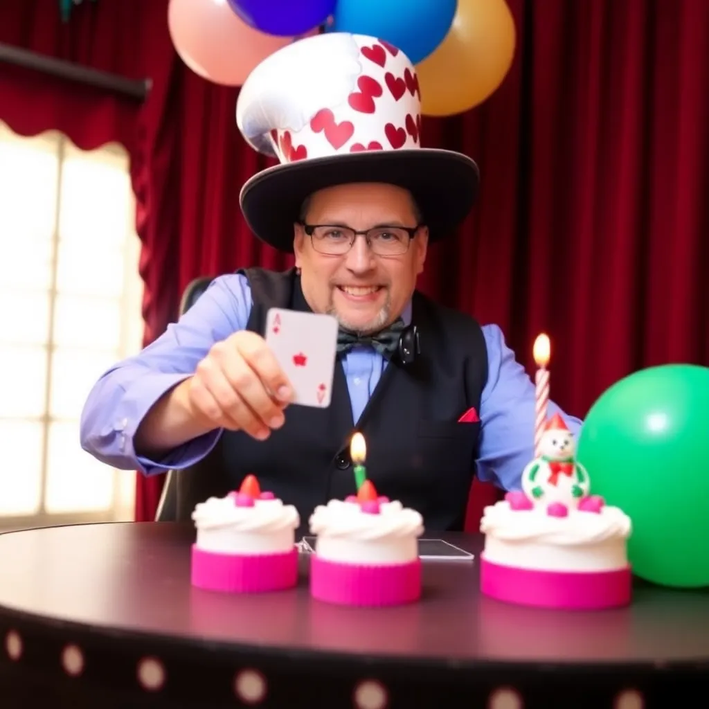 Kids birthday party places Mike Perrello Magic in Germantown