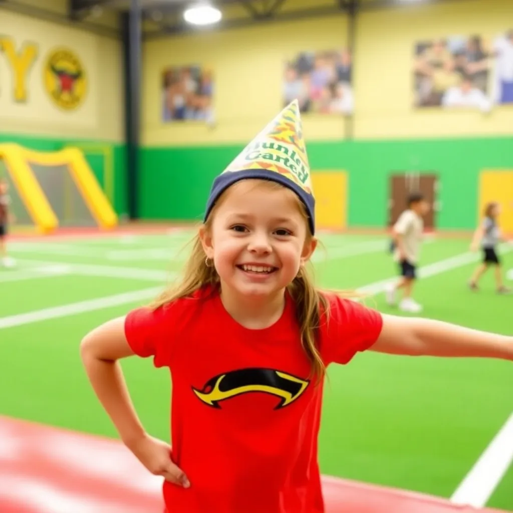 Kids birthday party places Milwaukee Yard Indoor Sports Complex in Oak Creek