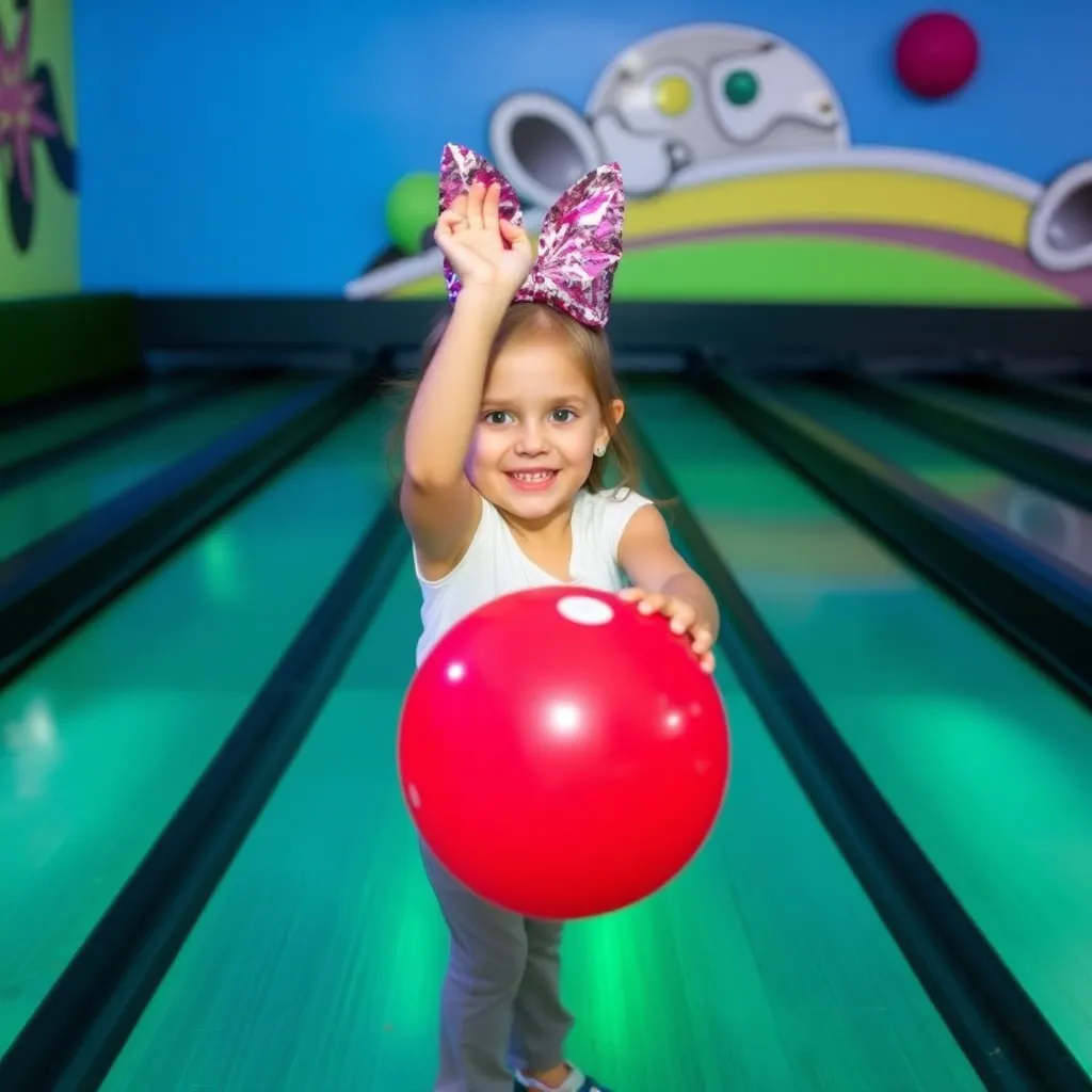 Kids birthday party places Missisquoi Lanes in Lowell