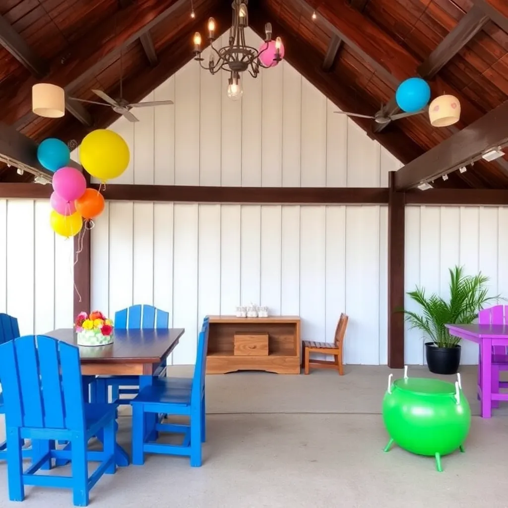 Kids birthday party places Mitzi's Pavilion & Millie’s Courtyard in Kearney