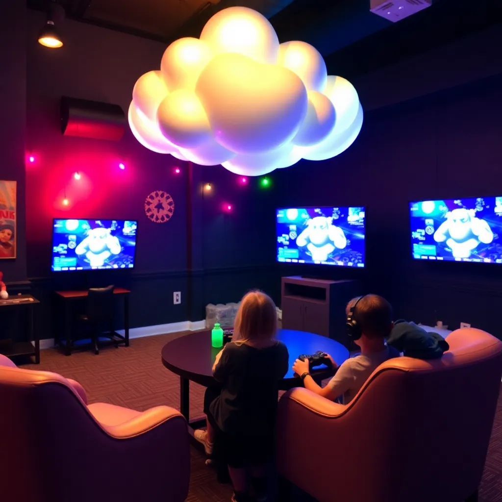 Kids birthday party places Mobile Cloud Video Game Party in Dover