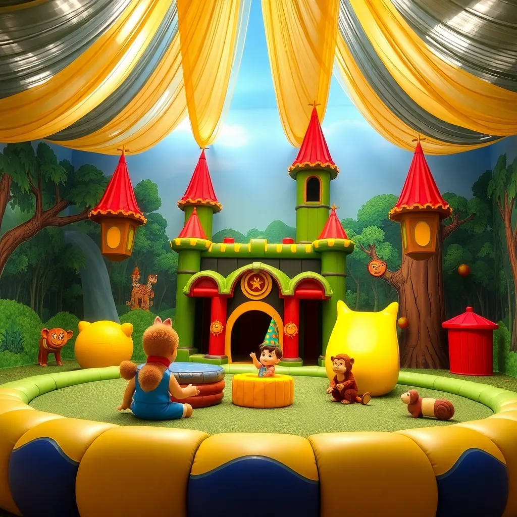 Kids birthday party places Monkey King Play Palace in Beaverton