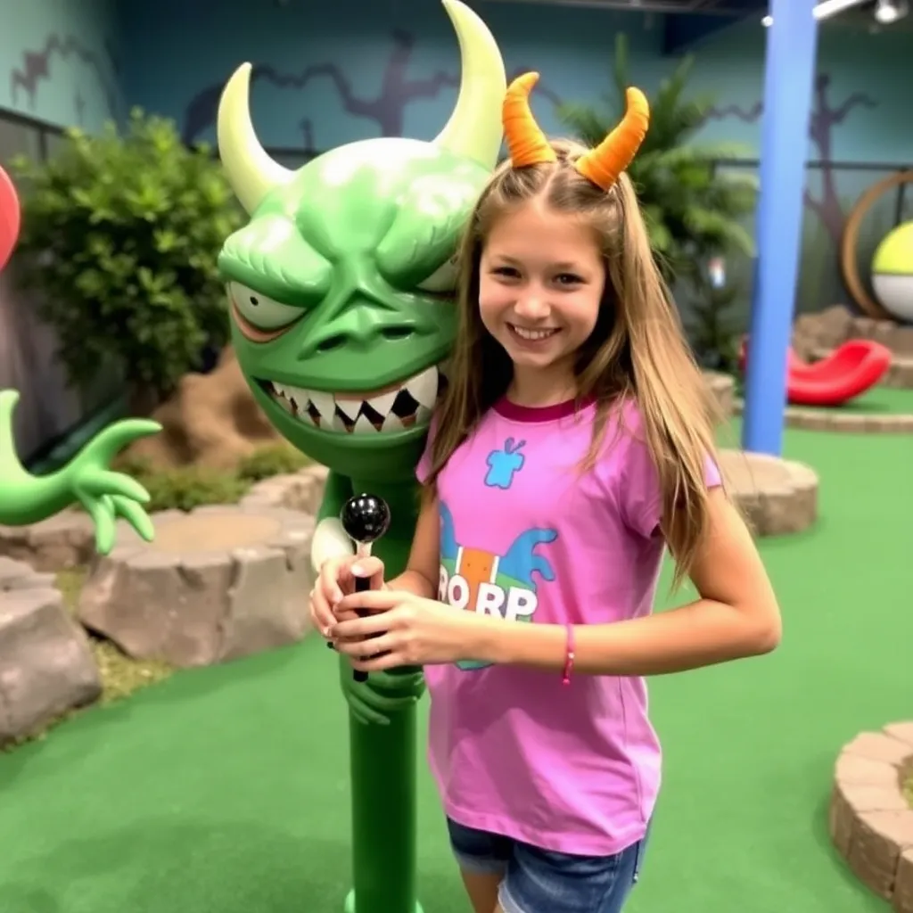 Kids birthday party places Monster Mini Golf Eatontown in Eatontown