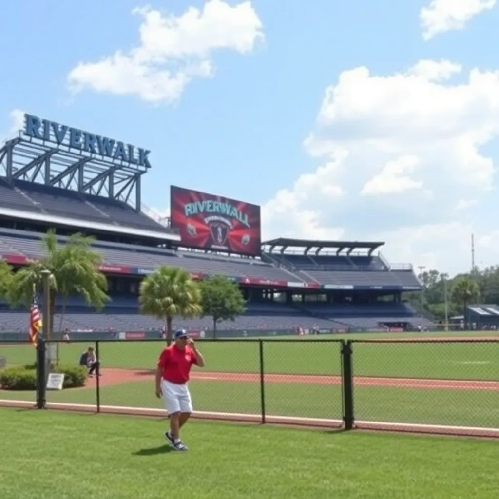 Kids birthday party places Montgomery Riverwalk Stadium in Montgomery