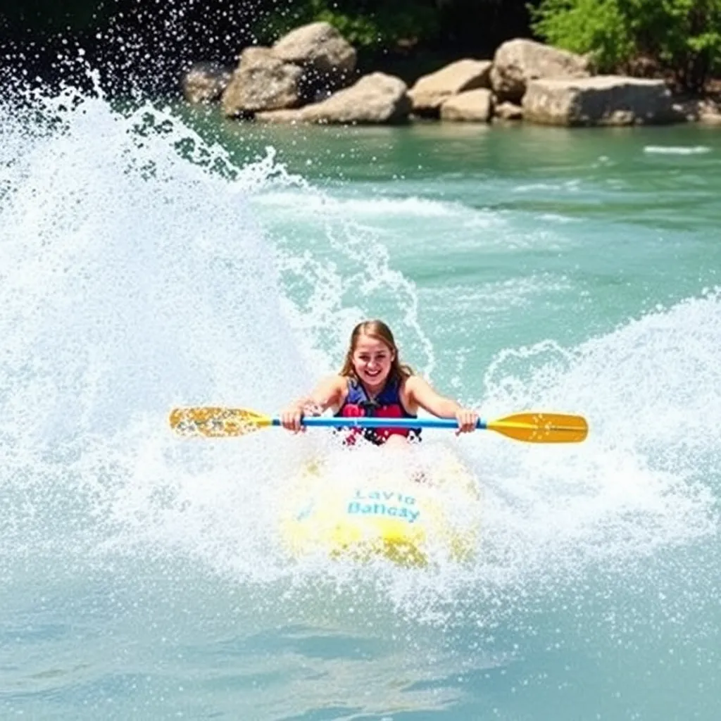 Kids birthday party places Montgomery Whitewater in Montgomery