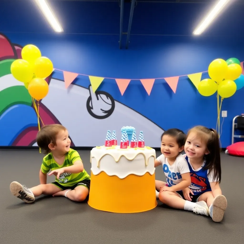 Kids birthday party places Mpower Athletics in Westford