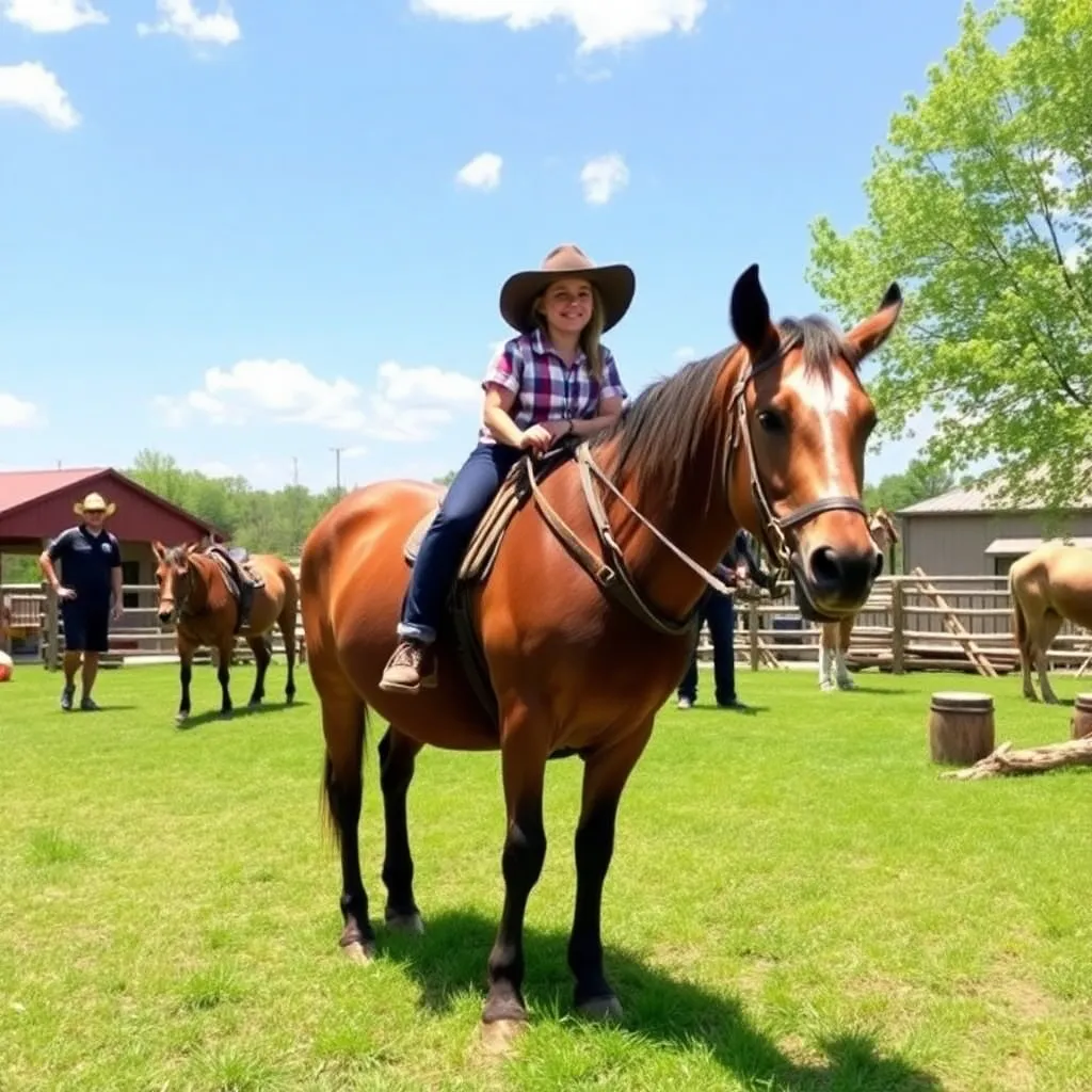 Kids birthday party places Mule Town Lumberyard in Columbia