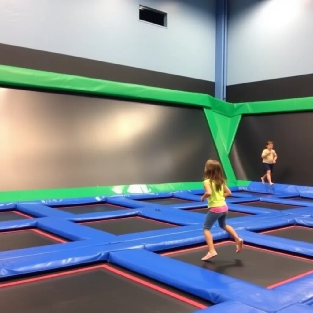 Kids birthday party places Mullet Hop Trampoline Park in D'Iberville
