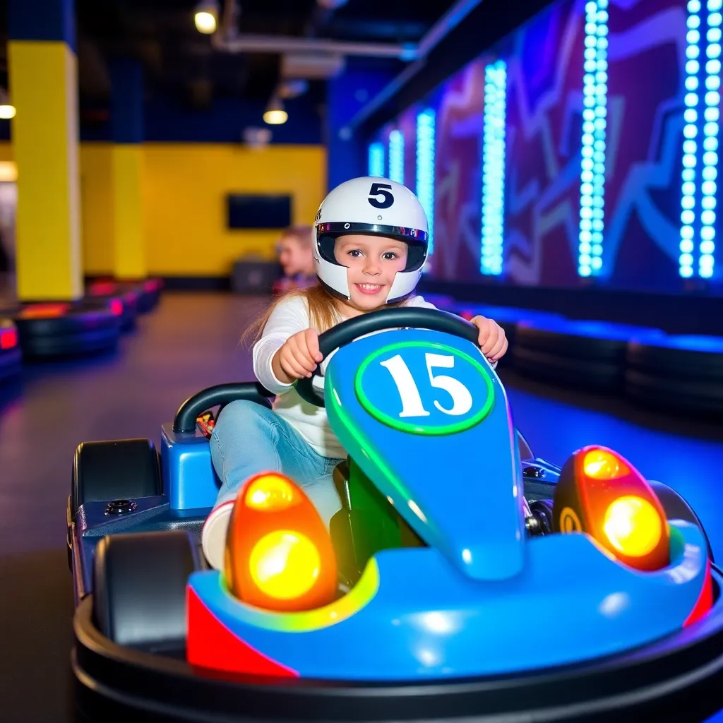 Kids birthday party places Music City Kartplex in Shelbyville