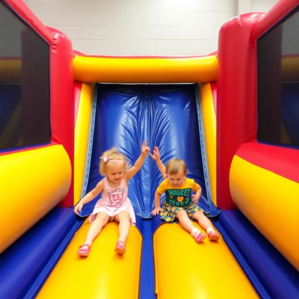 Kids birthday party places Nashville Bounce Co. in Nashville