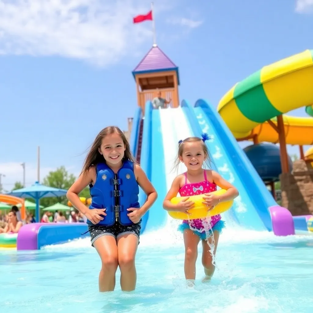 Kids birthday party places Nashville Shores Waterpark in Hermitage