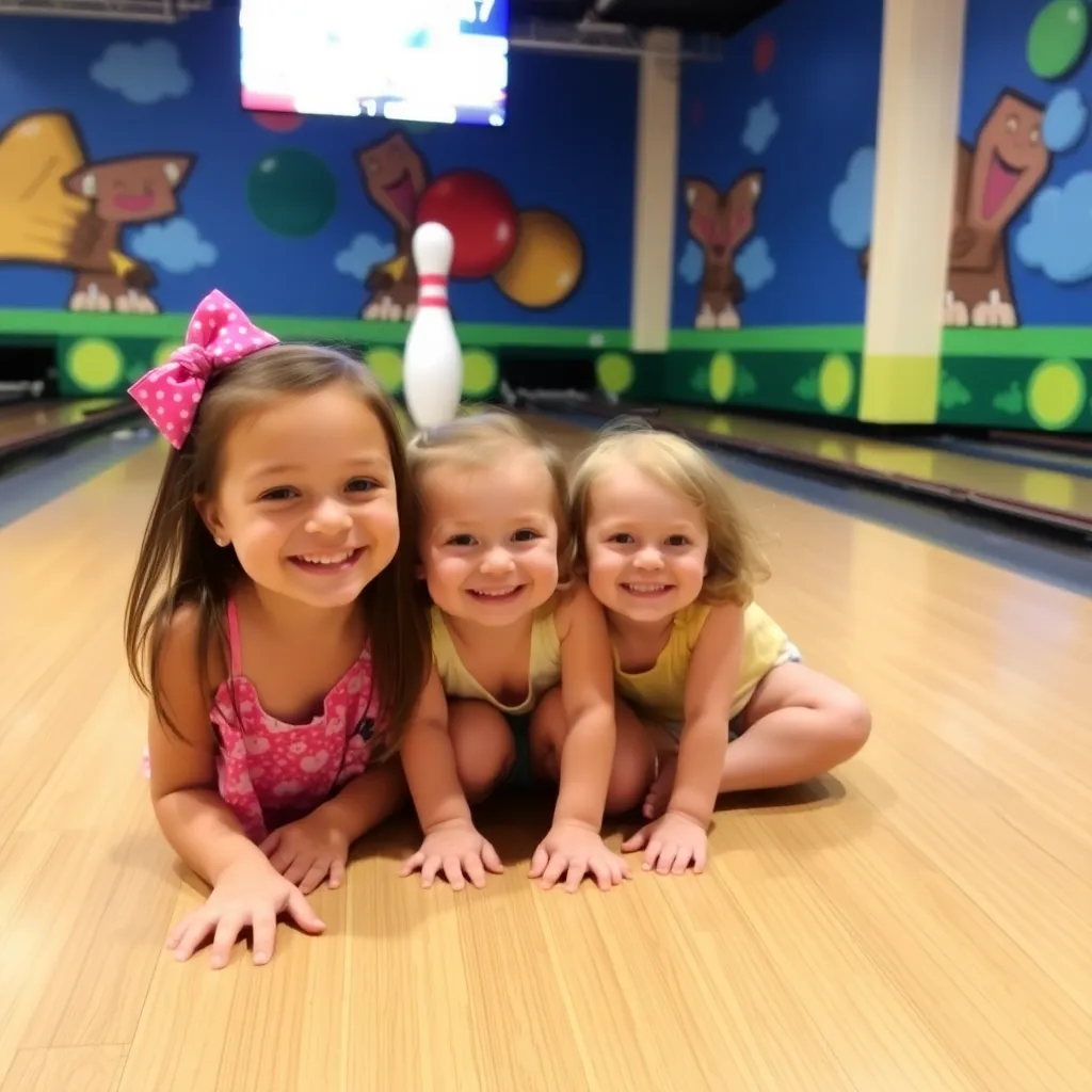 Kids birthday party places Needham Bowlaway in Needham