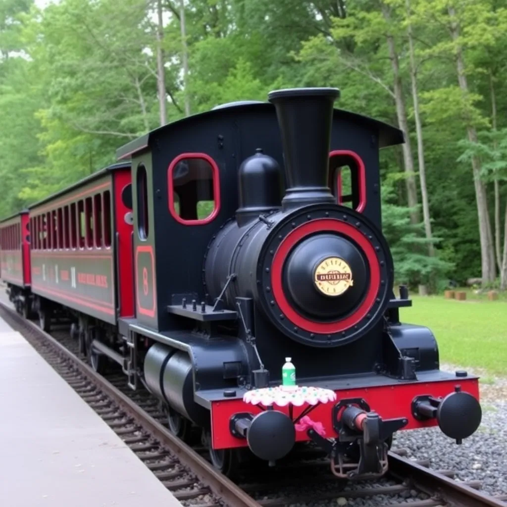 Kids birthday party places New Hope Valley Railway in New Hill