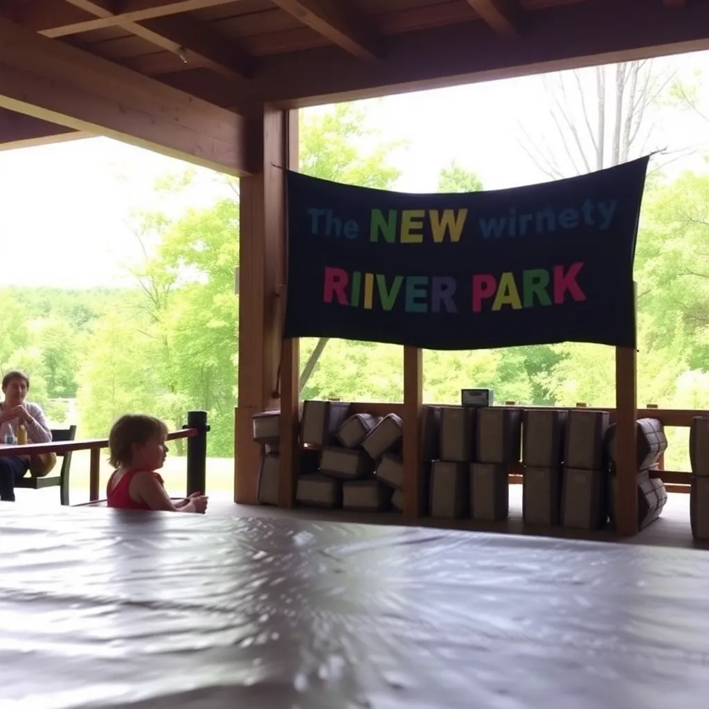 Kids birthday party places New River Park in Beckley