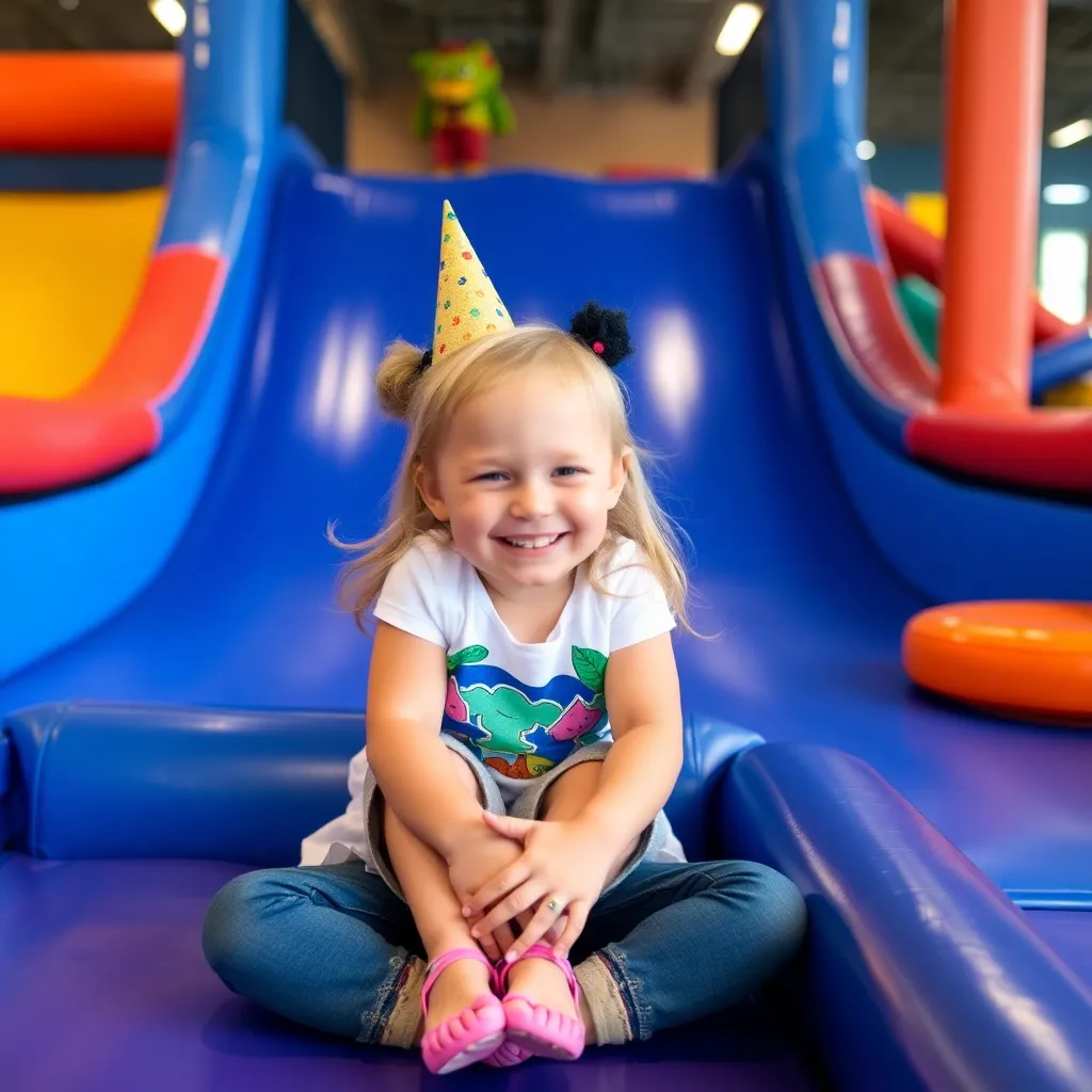 Kids birthday party places Next Level Playground in Batesville