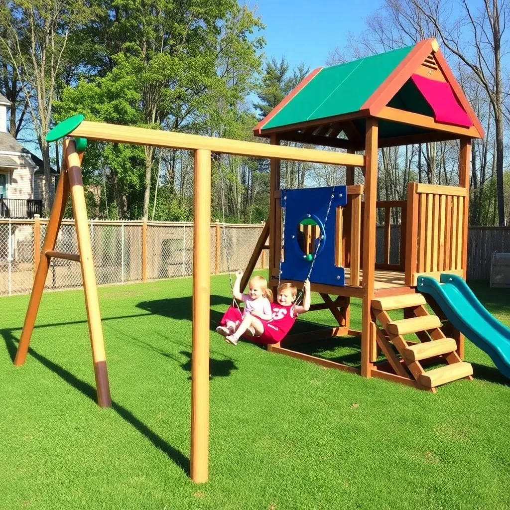 Kids birthday party places Nj Swingsets & Playgrounds in Midland Park