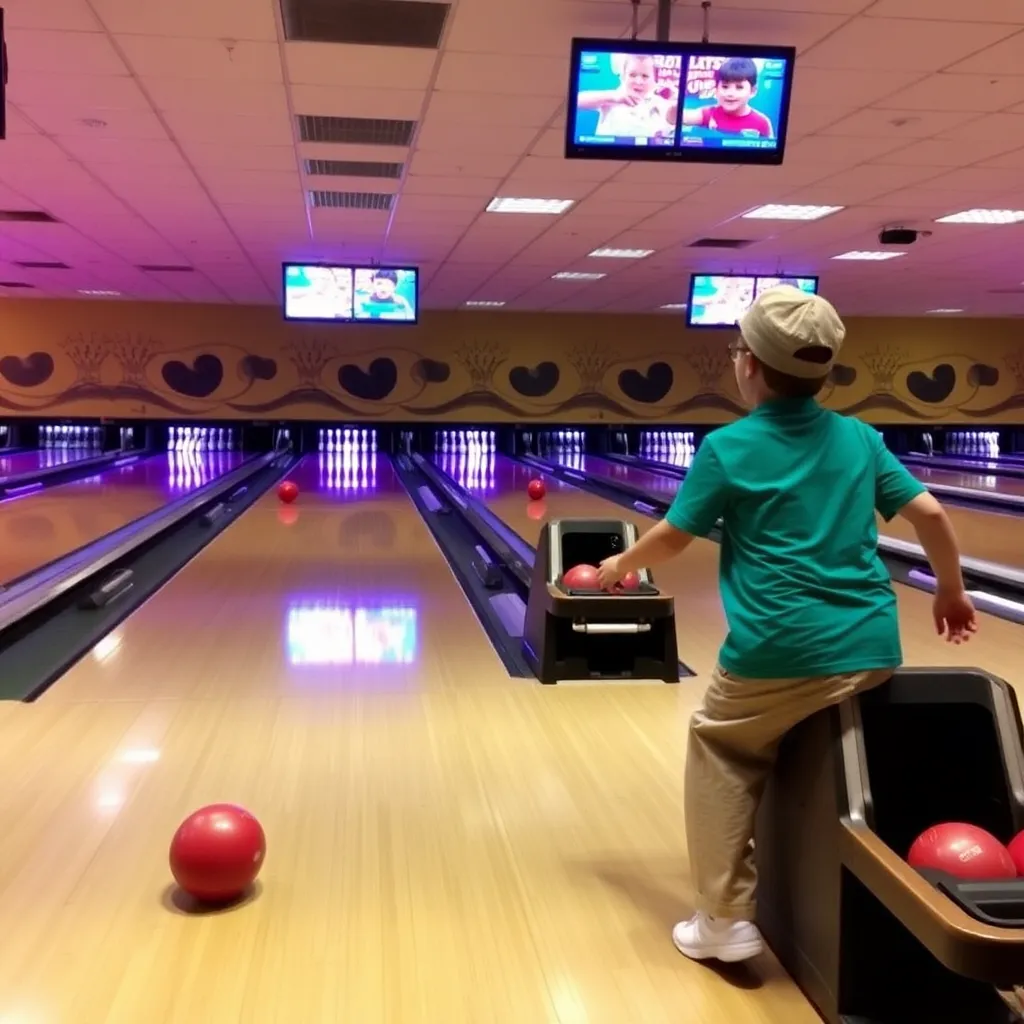 Kids birthday party places Olathe Lanes East Bowling Center in Olathe