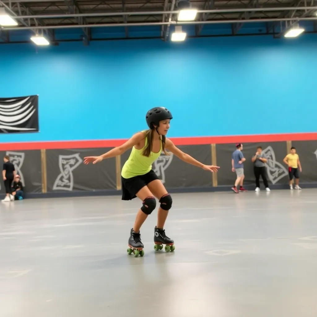 Kids birthday party places Olympia Skate Center in Warner Robins