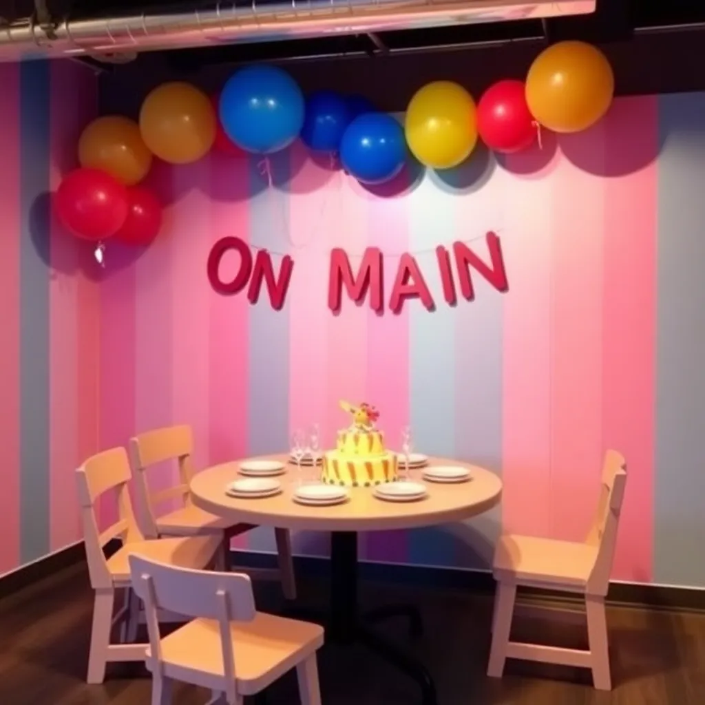 Kids birthday party places On Main in West Point