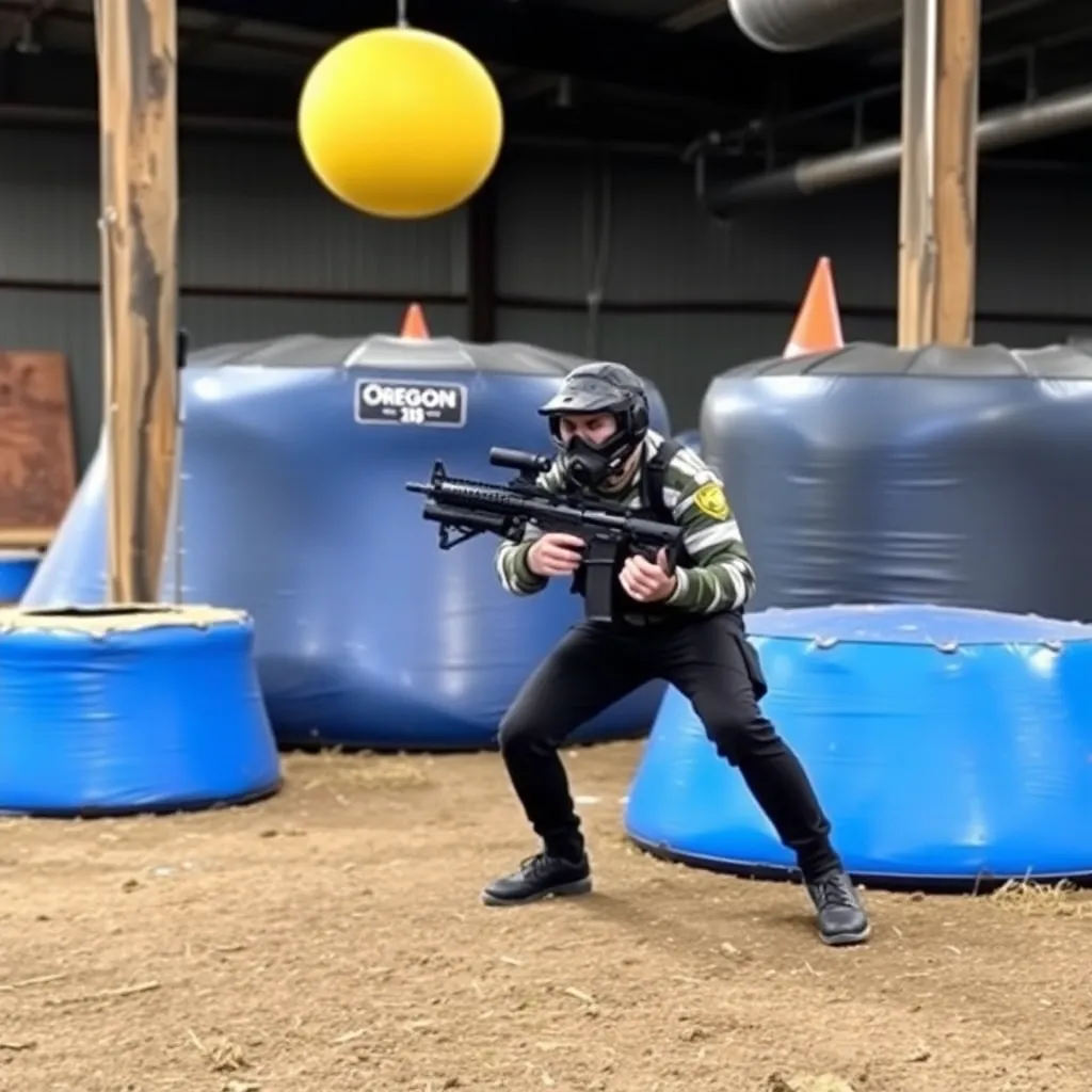 Kids birthday party places Oregon Airsoft Arena in Hillsboro