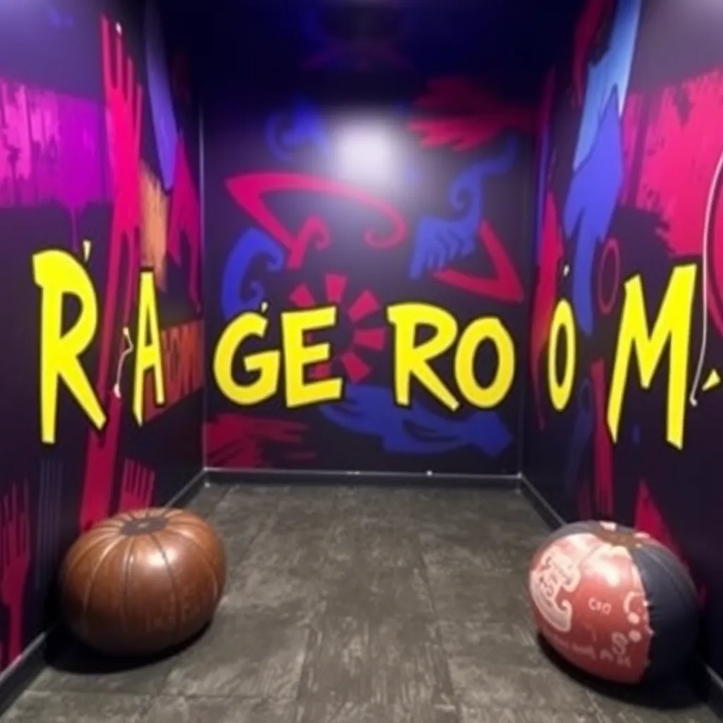 Kids birthday party places Orlando Rage Room in Kissimmee