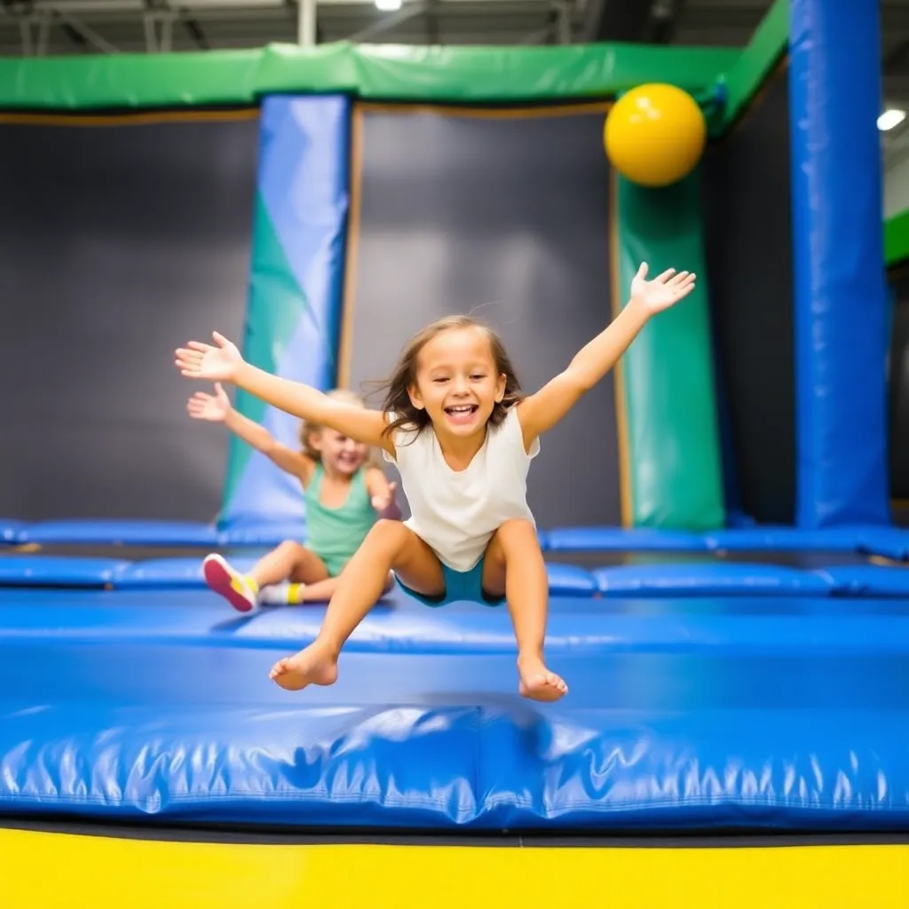 Kids birthday party places Orono Trampoline Park in Orono