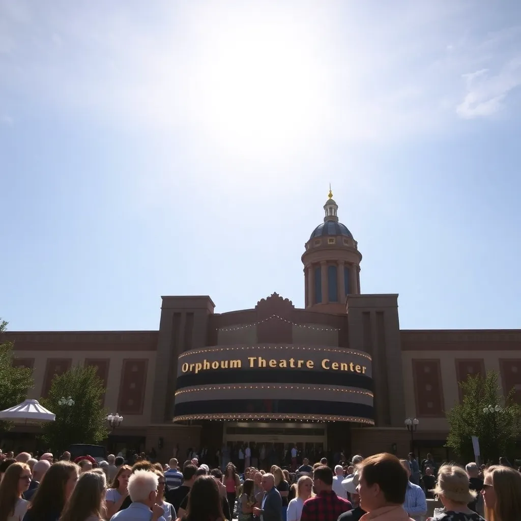Kids birthday party places Orpheum Theater Center in Sioux Falls