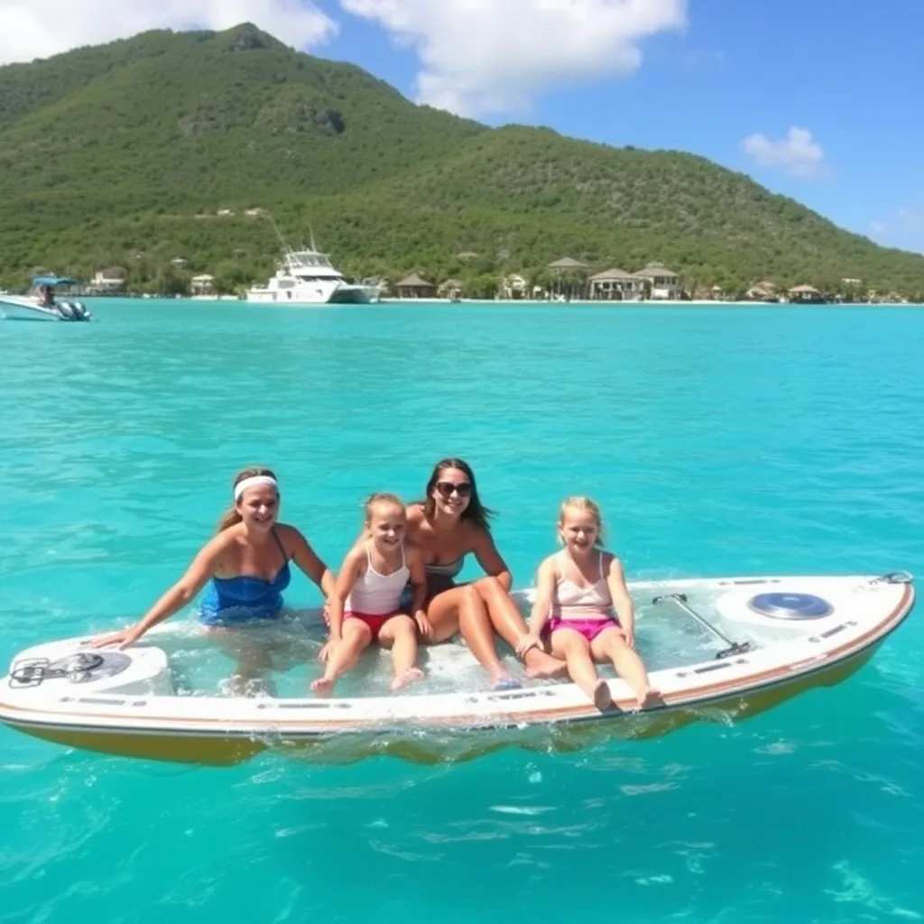 Kids birthday party places Over The Line Charters in St Thomas