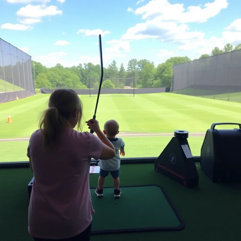 Kids birthday party places Paige's Crossing & Toptracer Driving Range in Columbia City