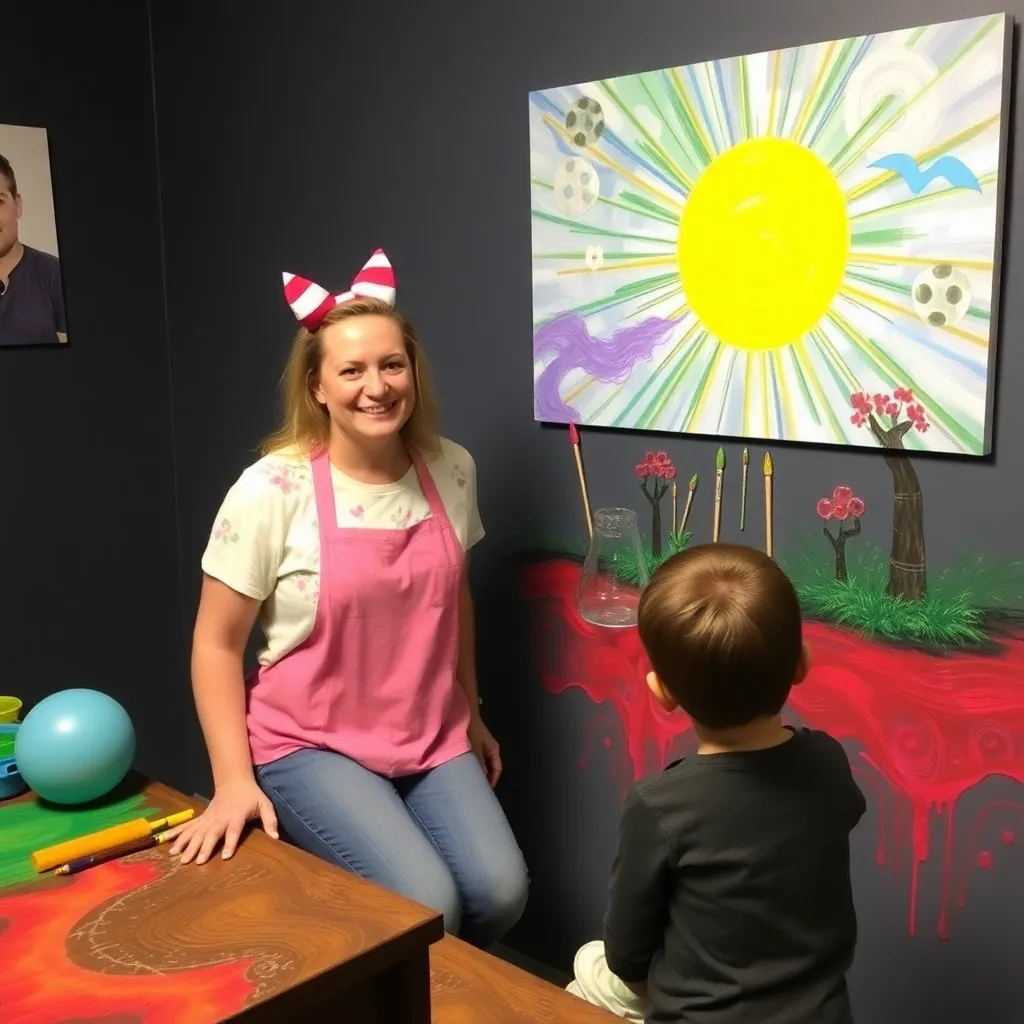 Kids birthday party places Painting With A Twist in Little Rock