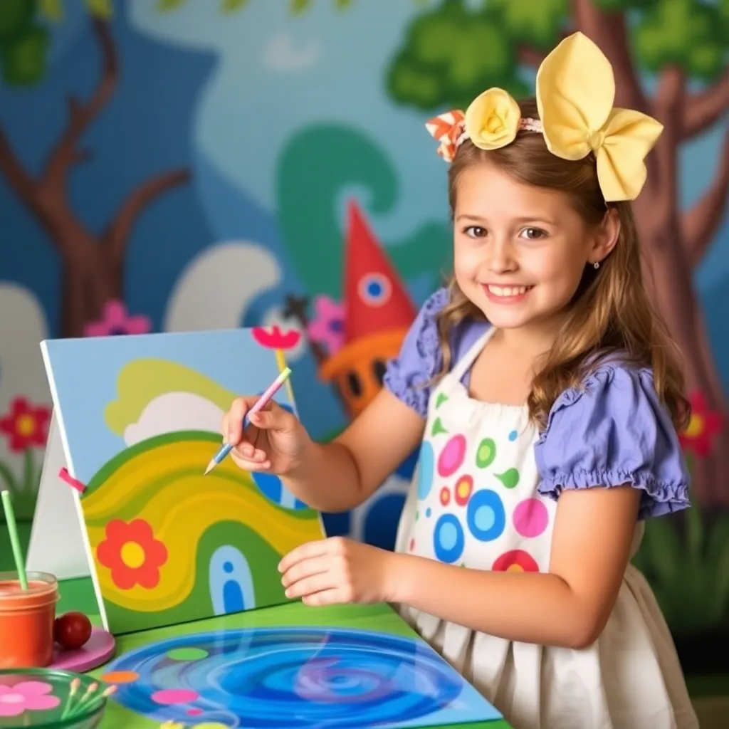 Kids birthday party places Painting Wonderland in Queen Creek