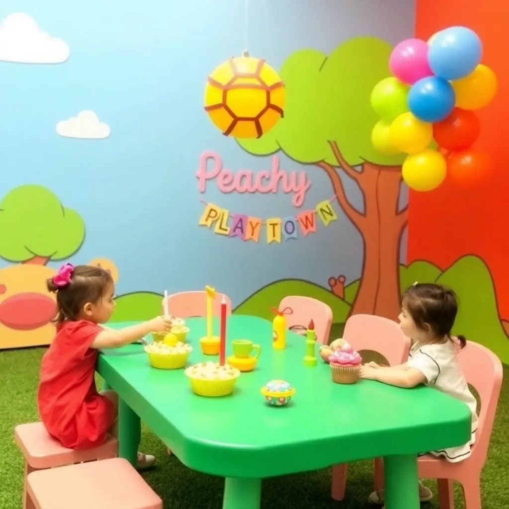 Kids birthday party places Peachy Playtown Playspace & Studio in Perry