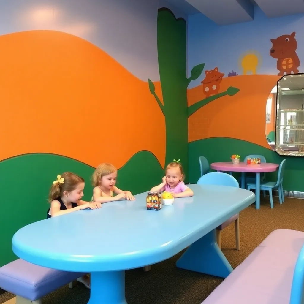 Kids birthday party places Peapod Play Cafe in Columbus