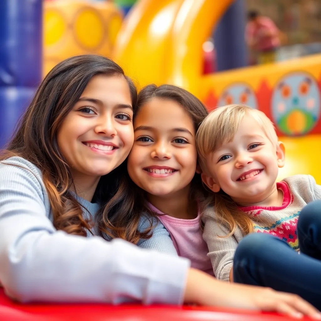 Kids birthday party places Peekaboo Playground in Medford