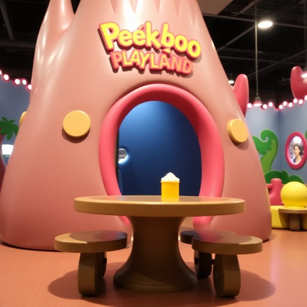 Kids birthday party places Peekaboo Playland in Los Angeles