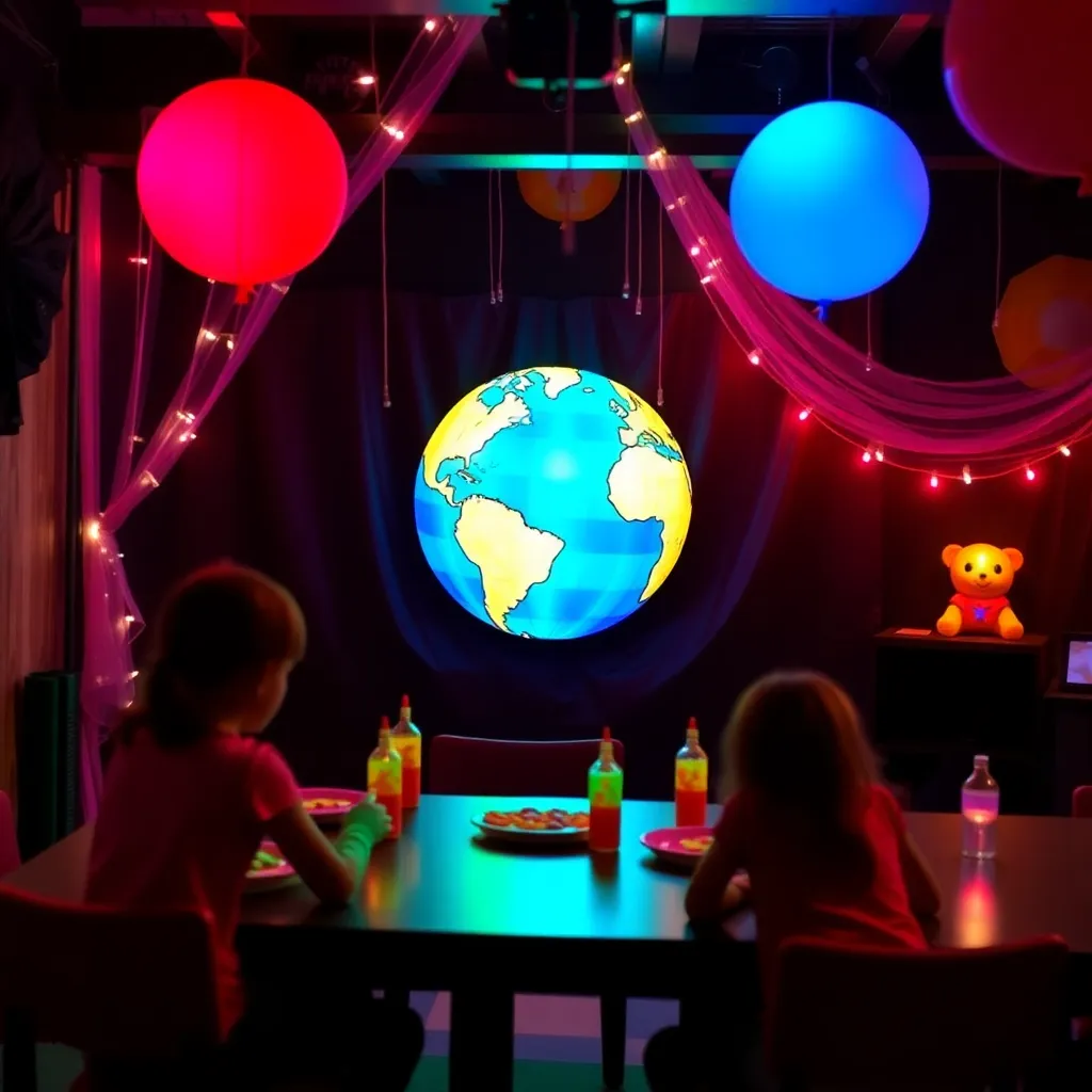 Kids birthday party places Planet Party in San Antonio