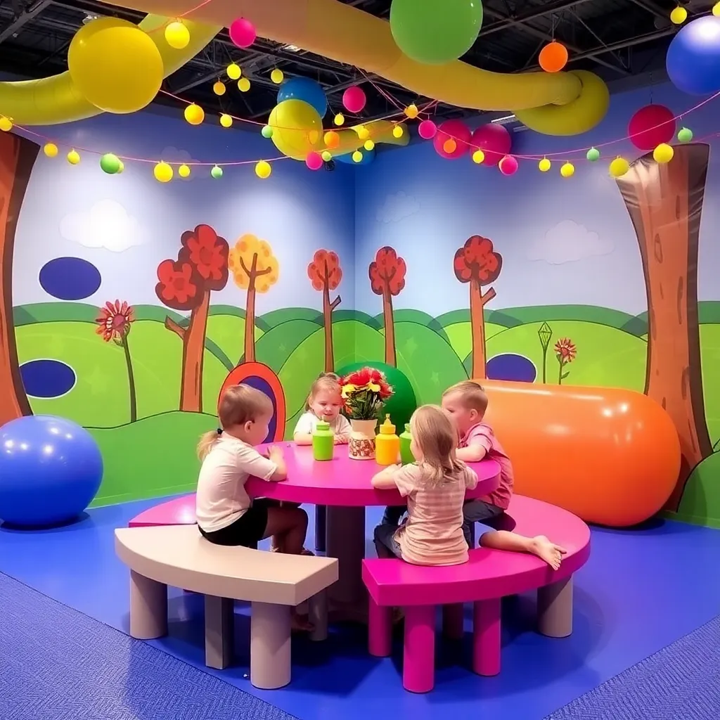 Kids birthday party places Playground Abode in Louisville