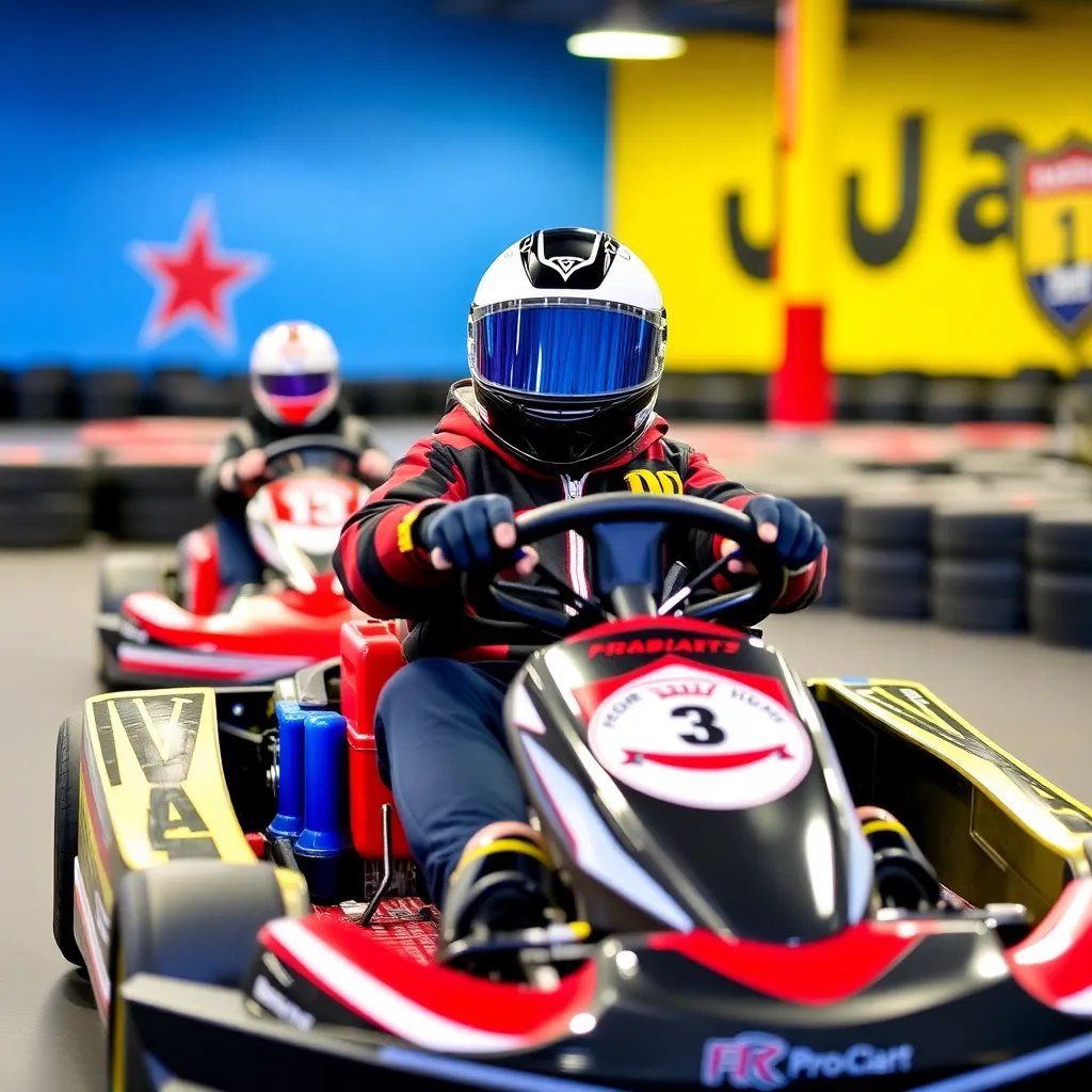 Kids birthday party places Prokart Indoor Racing in Burnsville