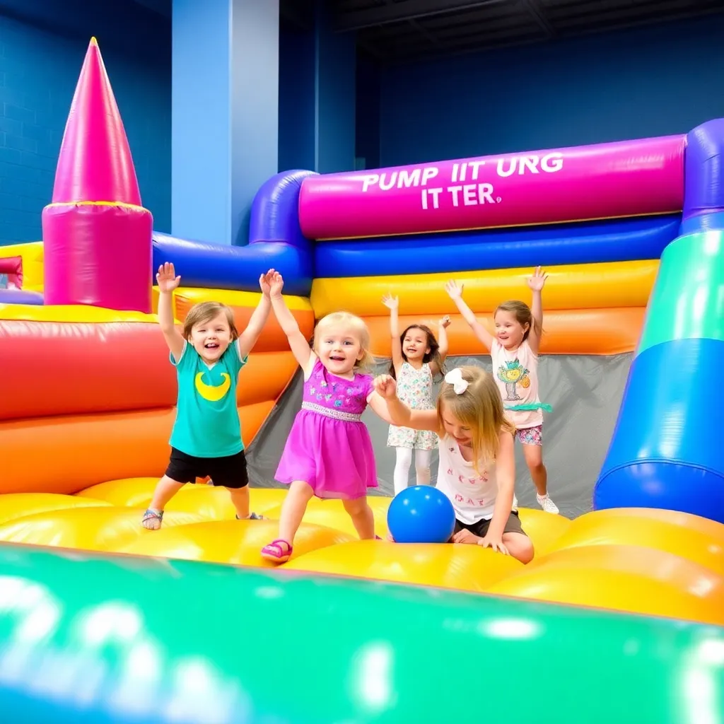 Kids birthday party places Pump It Up in Davie
