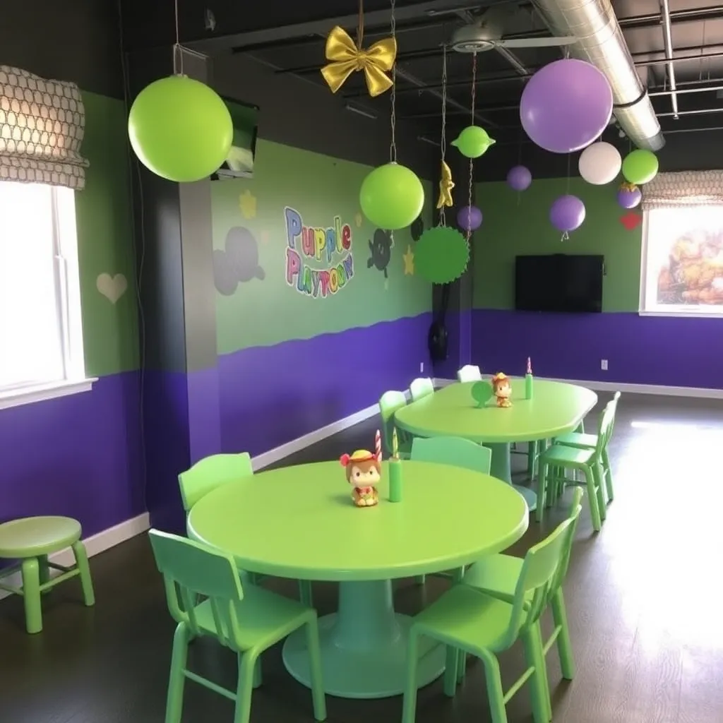 Kids birthday party places Purple Monkey Playroom Llc in Chicago