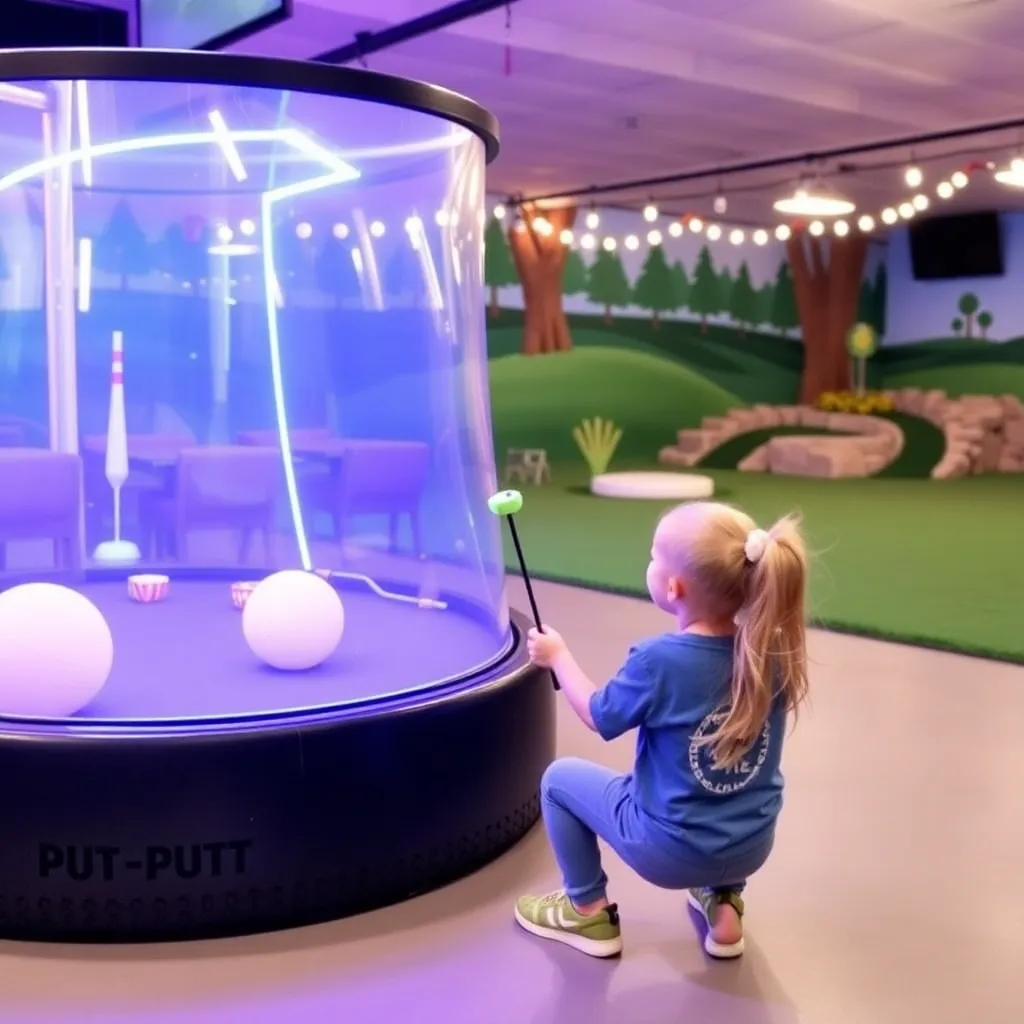 Kids birthday party places Putt-Putt Fun Center in Fort Wayne