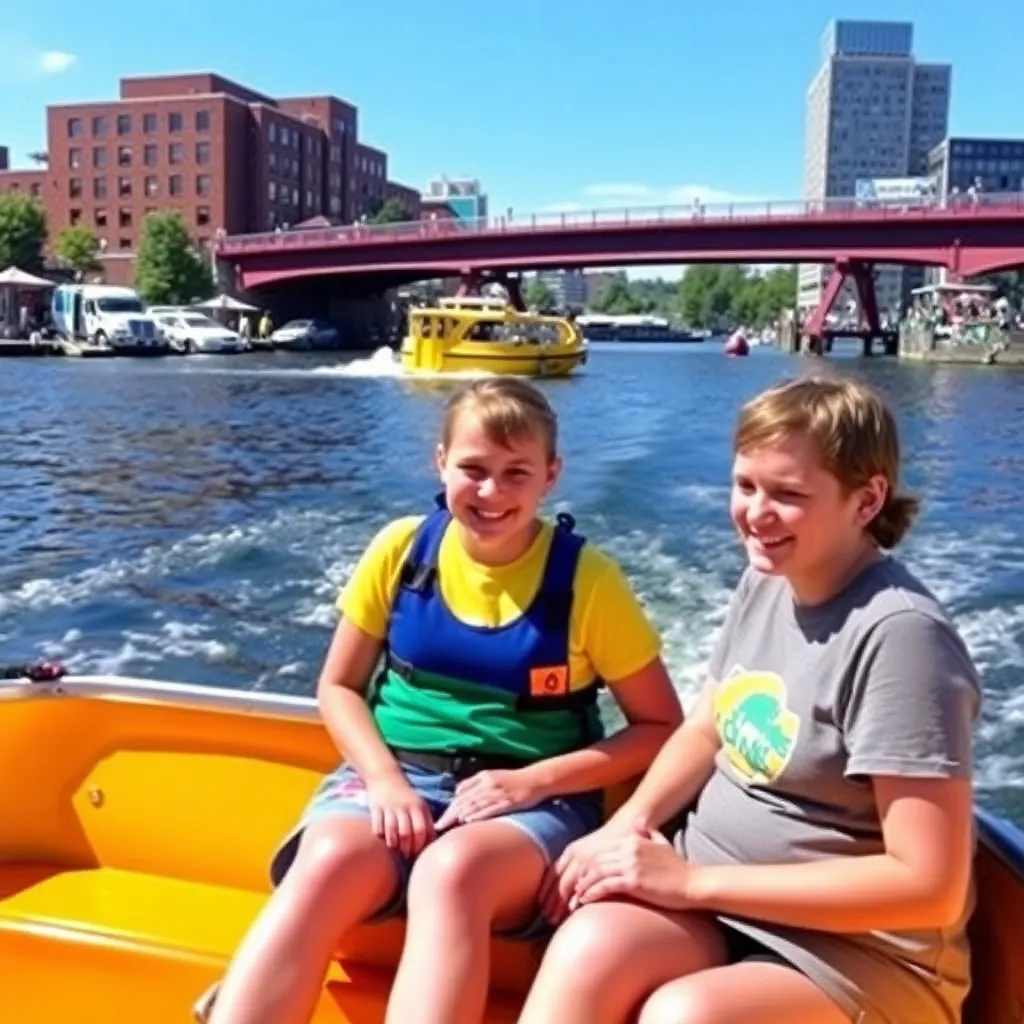 Kids birthday party places Quack N' Cruise Portland Maine (Maine Duck Tours) in Portland