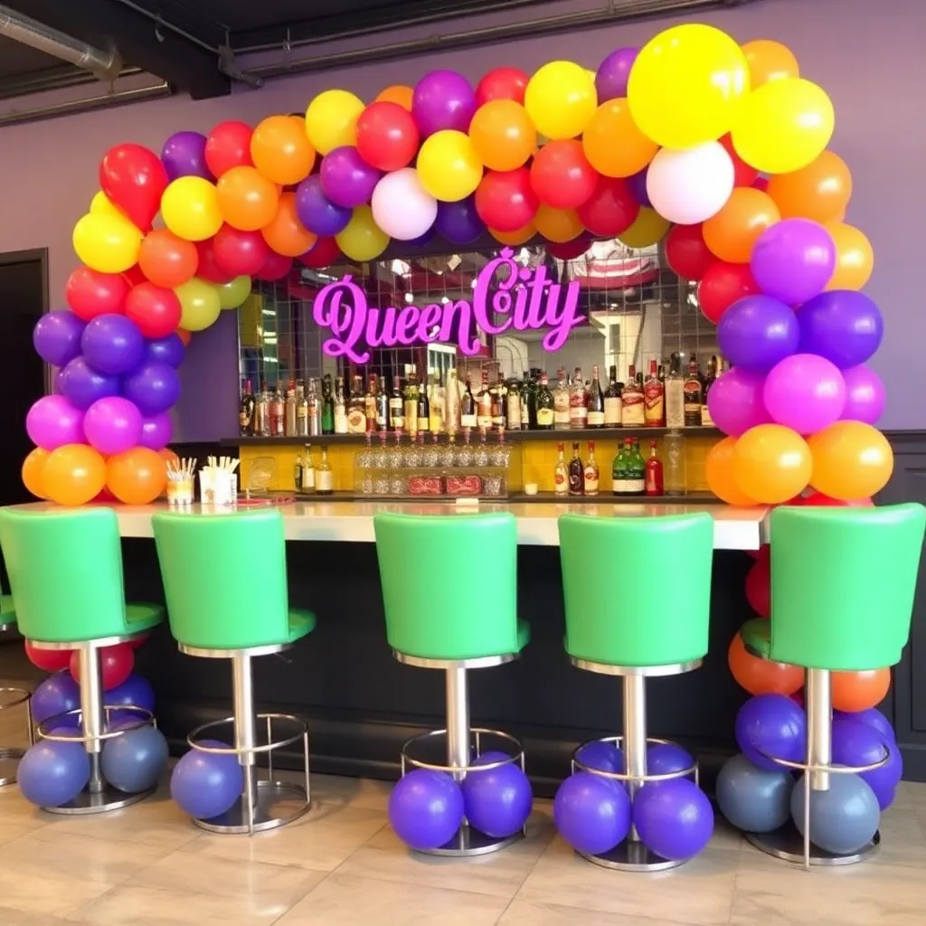Kids birthday party places Queen City Balloon Bar in Sioux Falls