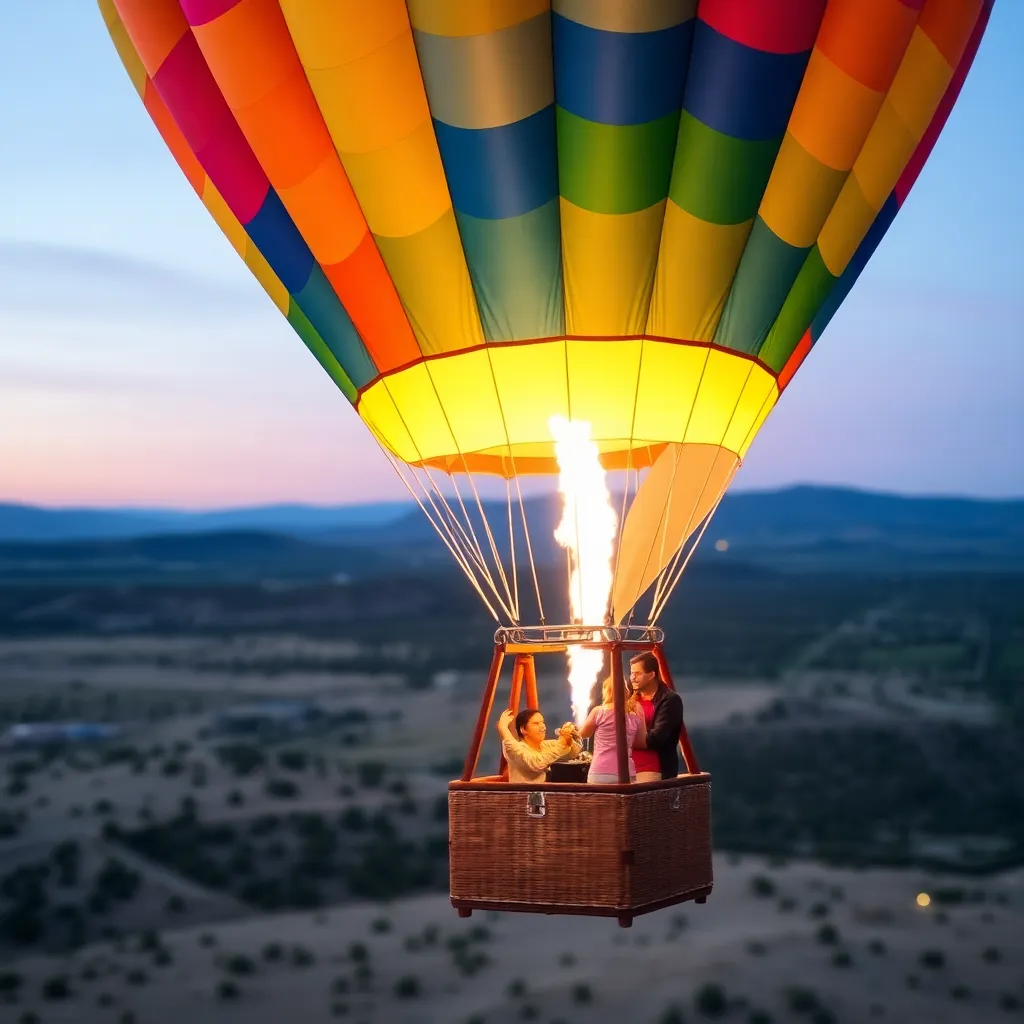 Kids birthday party places Rainbow Ryders Hot Air Balloon Co. in Albuquerque