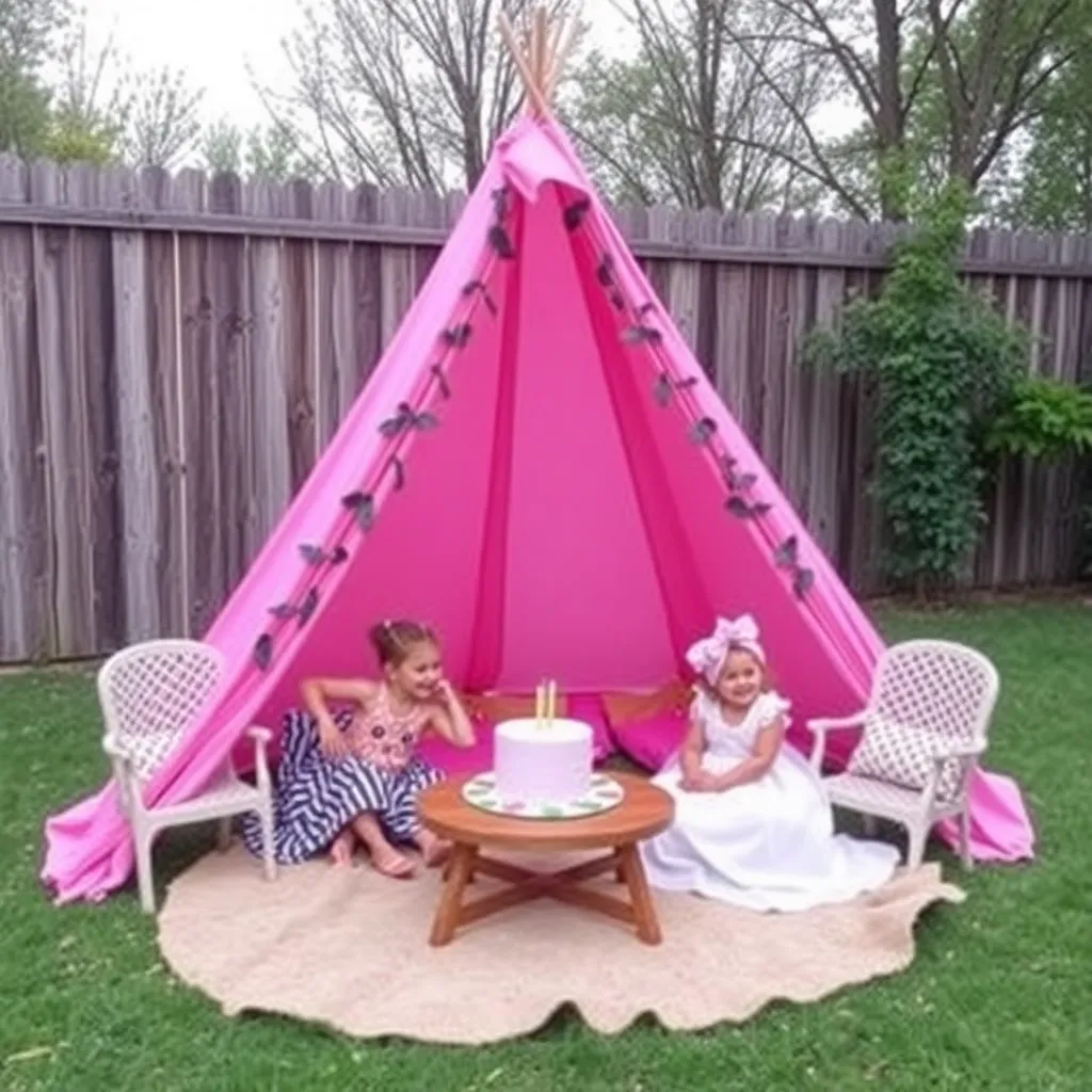 Kids birthday party places Reigning Tee Pee Parties in Columbus