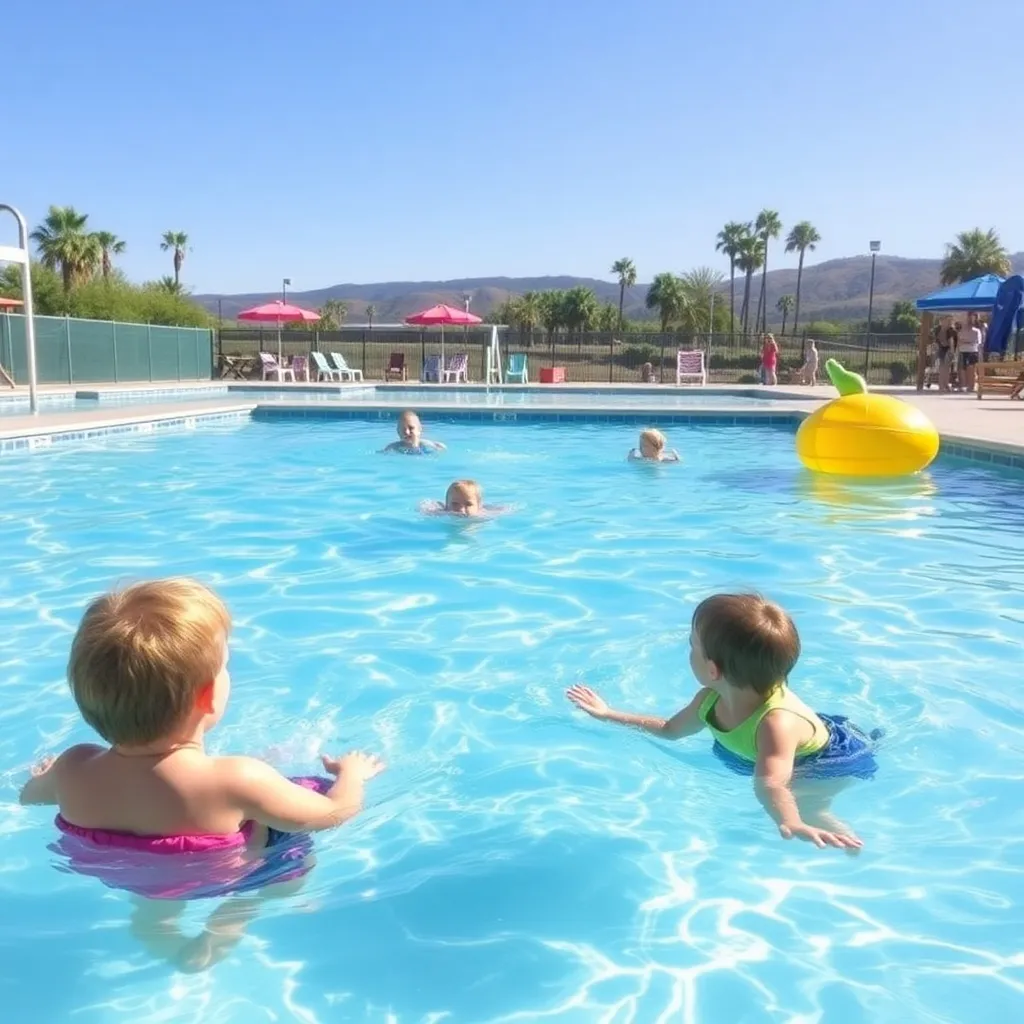 Kids birthday party places Rio Rancho Aquatic Center in Rio Rancho